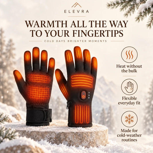 Elevra™ SlimWarm Heated Gloves